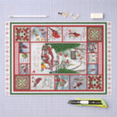 深紅色は天使が贈り物の近くにいるときに現れる 薄葉紙 (クラフト)