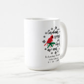 深紅色は天使が近づくと現れる コーヒーマグカップ (正面右)