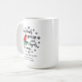 深紅色は天使が近づくと現れる コーヒーマグカップ (正面左)