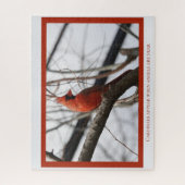 深紅色は天使が近づくと現れる ジグソーパズル (縦)