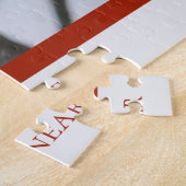 深紅色は天使が近づくと現れる ジグソーパズル (側面)