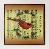 深紅色は天使が～クリスマスの近くにいるときに現れる ジグソーパズル (横)