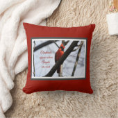 深紅色は天使の近くに現れる！ クッション (ブランケット)