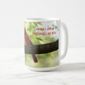 深紅色は天使の近くに現れる! コーヒーマグカップ (正面右)