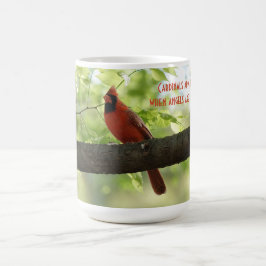 深紅色は天使の近くに現れる！ コーヒーマグカップ