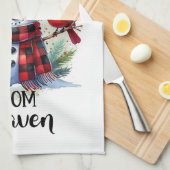 深紅色は天国 キッチンタオル (四つ折り)