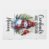 深紅色は天国 キッチンタオル (横)