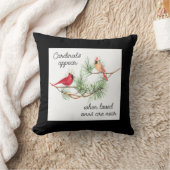 深紅色は愛する人が近づくと現れる クッション (ブランケット)