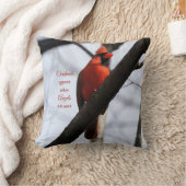 深紅色は、天使が近くにいるときに現れる クッション (ブランケット)