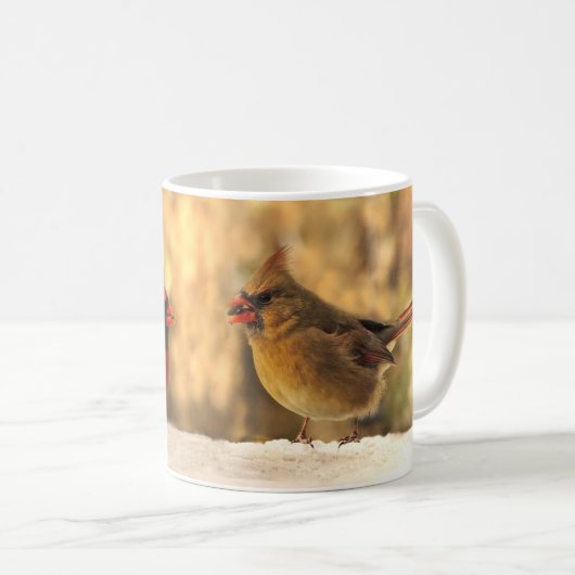 深紅色イン秋マグカップ コーヒーマグカップ (正面右)