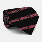 深紅色スポーツチームネックタイ ネクタイ (ロール)