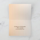 深紅色ズインオータム誕生日 カード (内部)