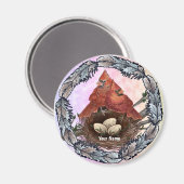 深紅色ネスト マグネット (正面/裏面)