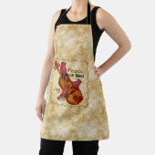 深紅色ヴァイオリンカスタムエプロン エプロン (インサイチュ)