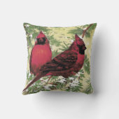 深紅色赤と緑のクリスマス クッション (裏面)