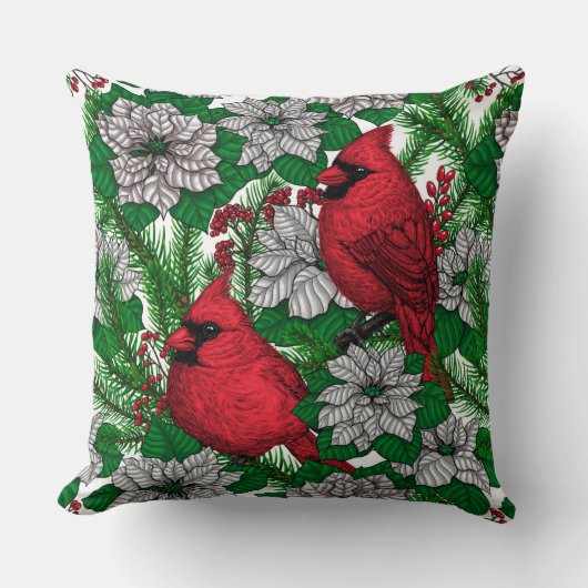 深紅色2 クッション (正面)