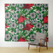 深紅色2 タペストリー (インサイチュ(横))