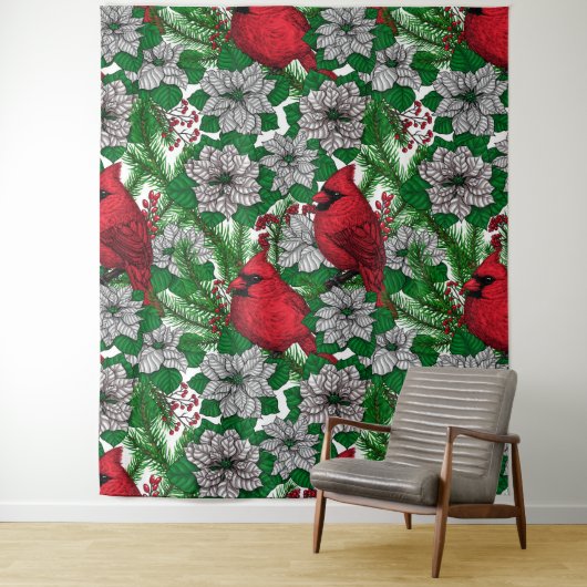 深紅色2 タペストリー (インサイチュ)