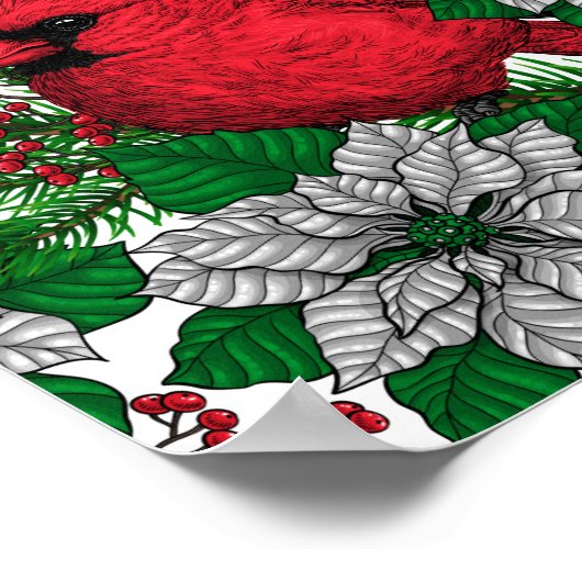 深紅色2 ポスター (角)