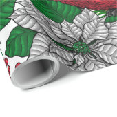 深紅色2 ラッピングペーパー (ロールコーナー)