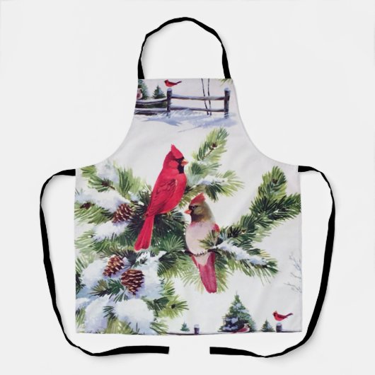 深紅色 エプロン (正面)