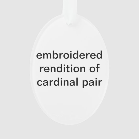 深紅色 オーナメント (裏面)