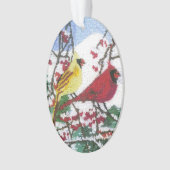 深紅色 オーナメント (正面)