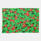 深紅色 キッチンタオル (横)