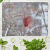 深紅色 キッチンタオル (折り畳み)