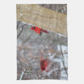 深紅色 キッチンタオル (縦)