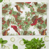 深紅色 キッチンタオル (折り畳み)