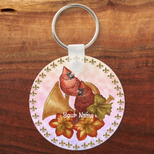 深紅色 キーホルダー (正面)