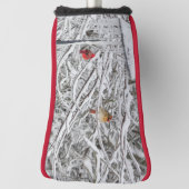 深紅色 ゴルフヘッドカバー (回転90)