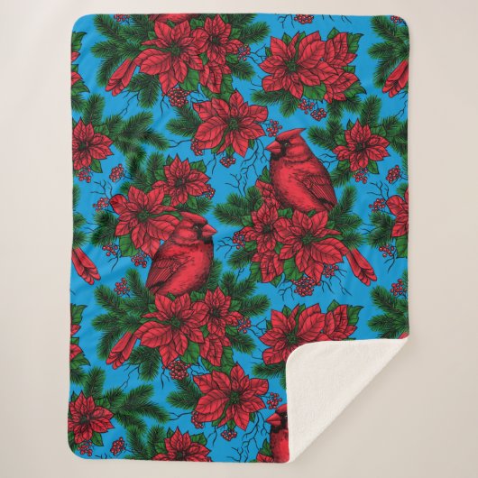 深紅色 シェルパブランケット (正面)