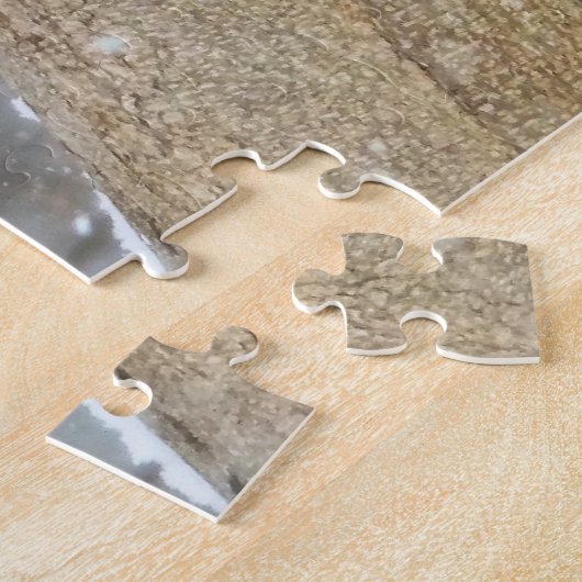 深紅色 ジグソーパズル (側面)