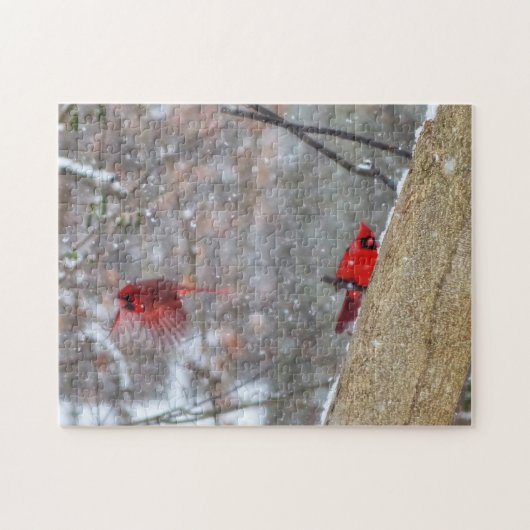 深紅色 ジグソーパズル (横)