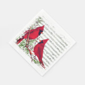 深紅色 スタンダードランチョンナプキン (角)