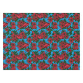 深紅色 テーブルクロス (正面(横))