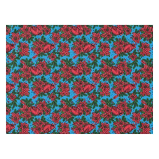 深紅色 テーブルクロス (正面(横))