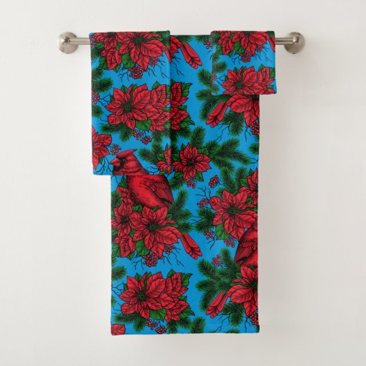 深紅色 バスタオルセット (インサイチュ)