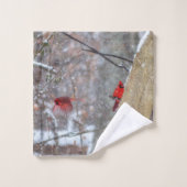 深紅色 バスタオルセット (ウォッシュタオル)