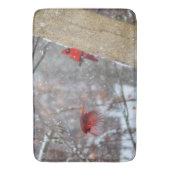 深紅色 バスマット (正面縦)