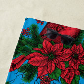 深紅色 ビーチタオル (インサイチュ)