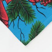 深紅色 フリースブランケット (角)