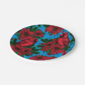 深紅色 ペーパープレート (アングル)