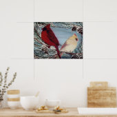 深紅色 ポスター (キッチン)