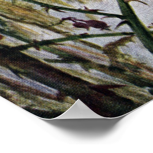 深紅色 ポスター (角)