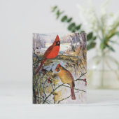 深紅色 ポストカード (スタンド正面)