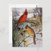 深紅色 ポストカード (正面/裏面)