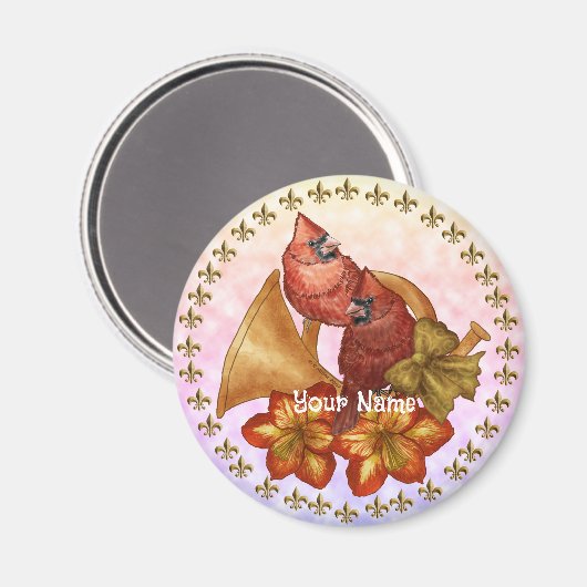 深紅色 マグネット (正面/裏面)